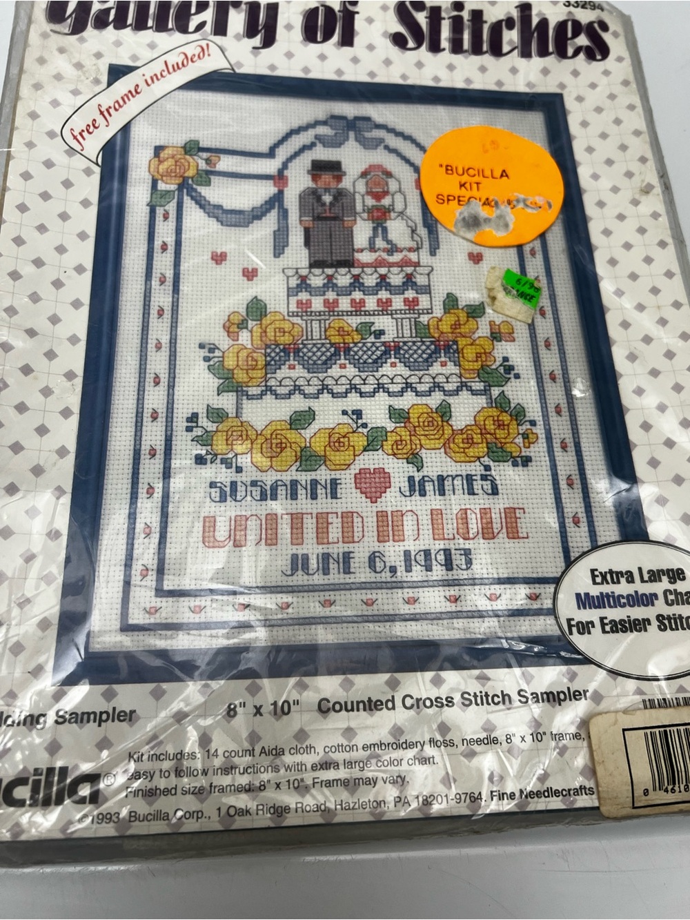 Cross stitch kit vintage